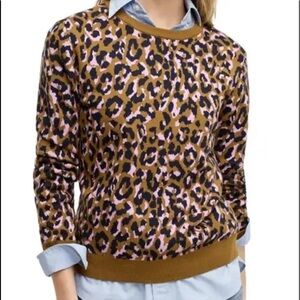 J.Crew leopard print sweater